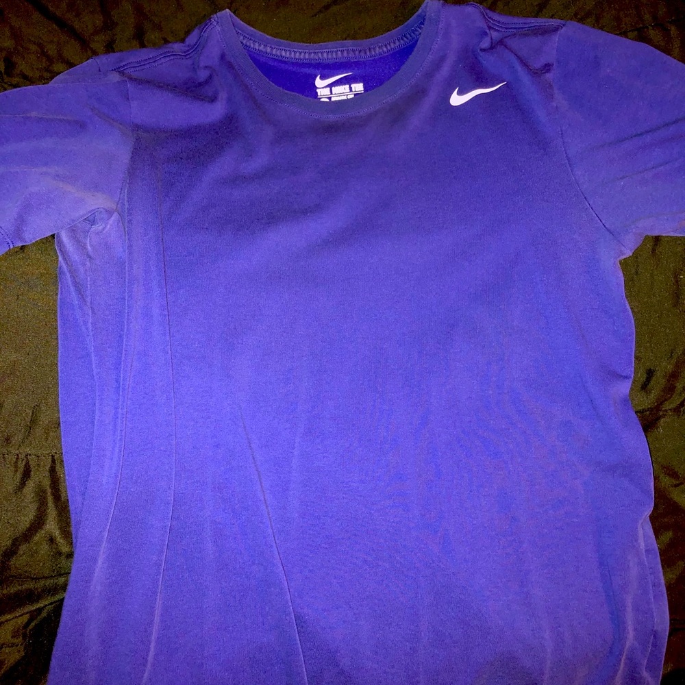 Blue Nike Dri-Fit Shirt
